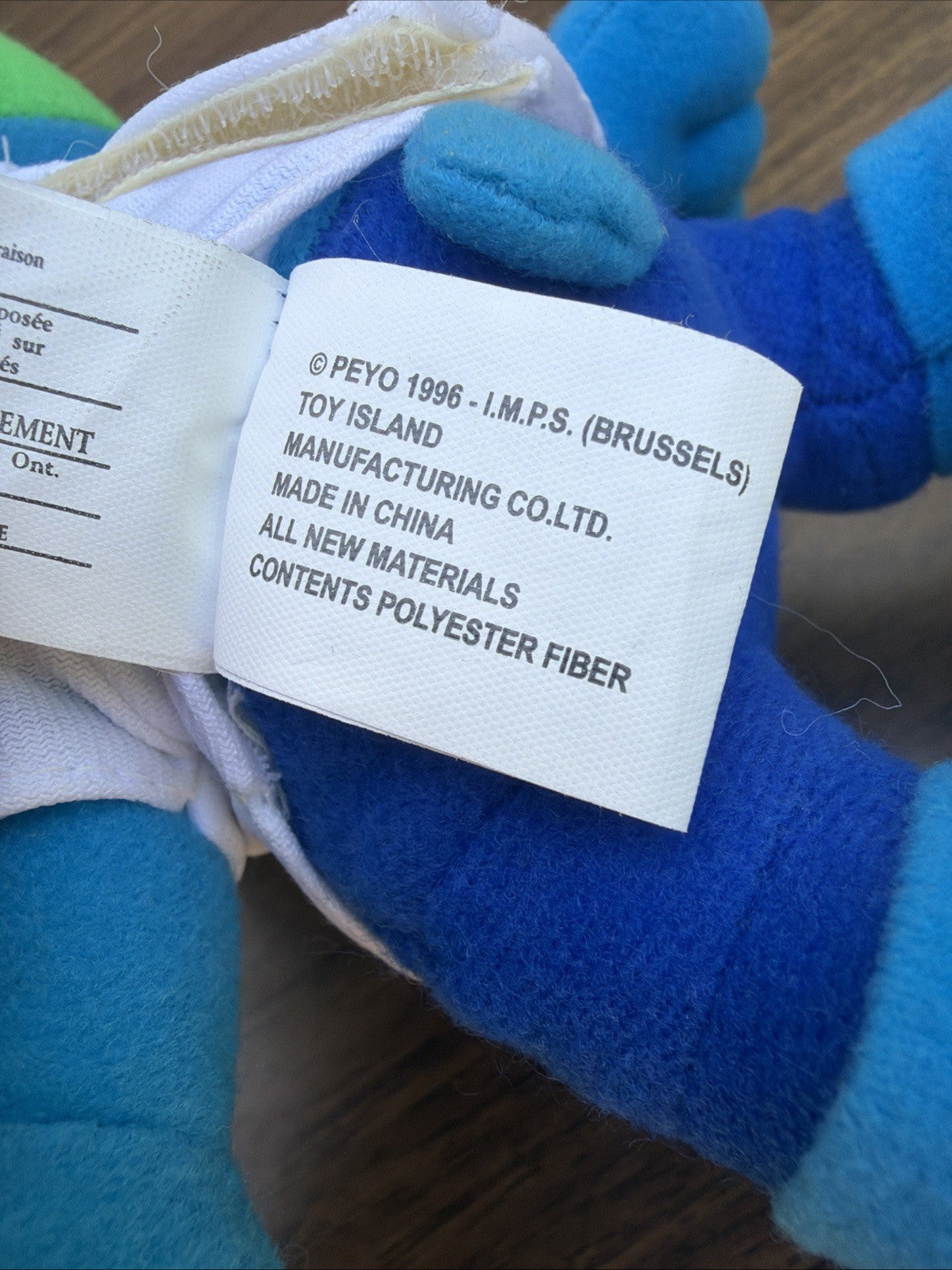 PEYO 1996 "Hug-A-Smurf" Smurfette plush toys Stuffed 10” Lot of 2