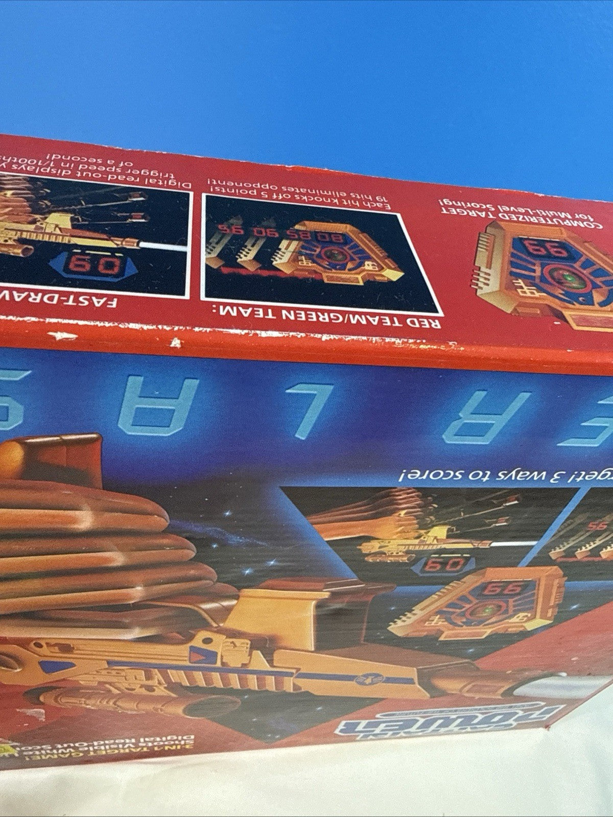 Vintage 1987 Mattel Captain Power Power Laser 3-in-1 Target Game NIB SEALED