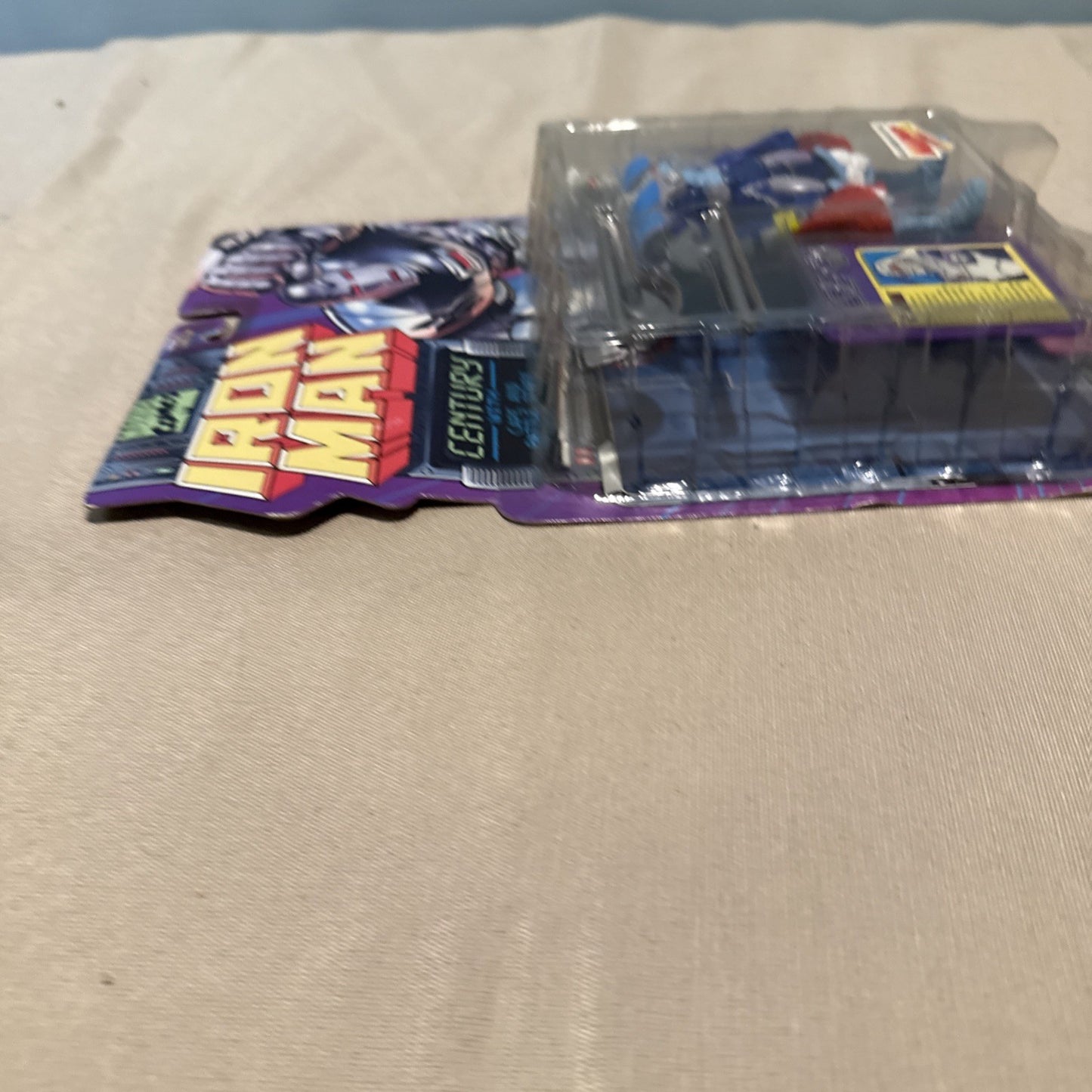 Marvel Iron Man Century Figure ToyBiz Cape Battle Staff Sealed Vintage