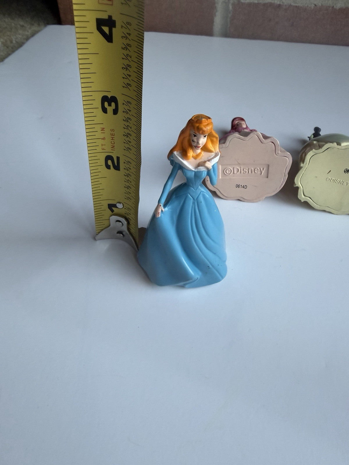 Disney Princess Cake Topper Figure Lot Ariel Tiana Cinderella Aurora Snow White