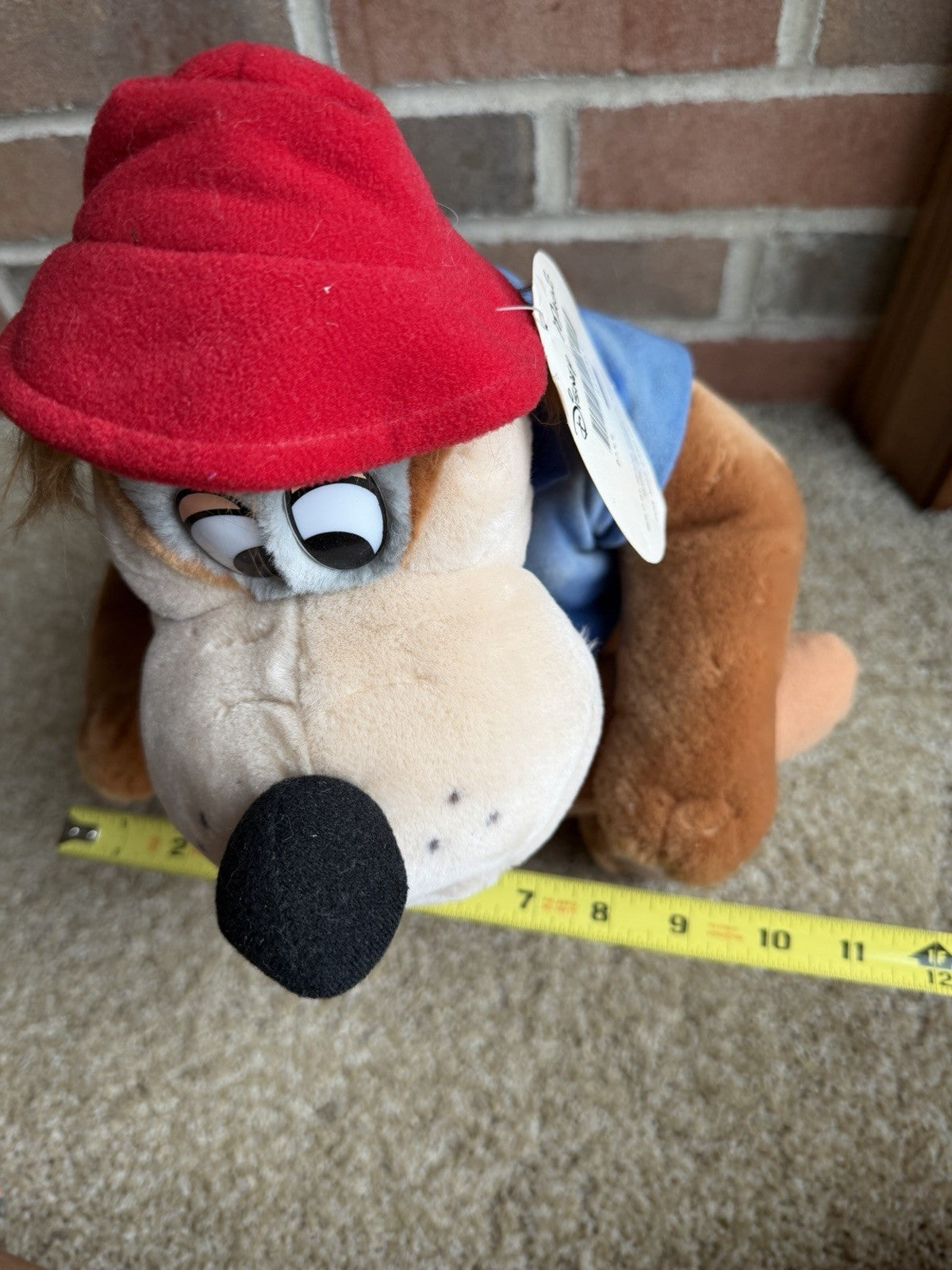 Vintage Disney Brer Bear Plush Song of the South Character Toy 14 Inch NWT Tags