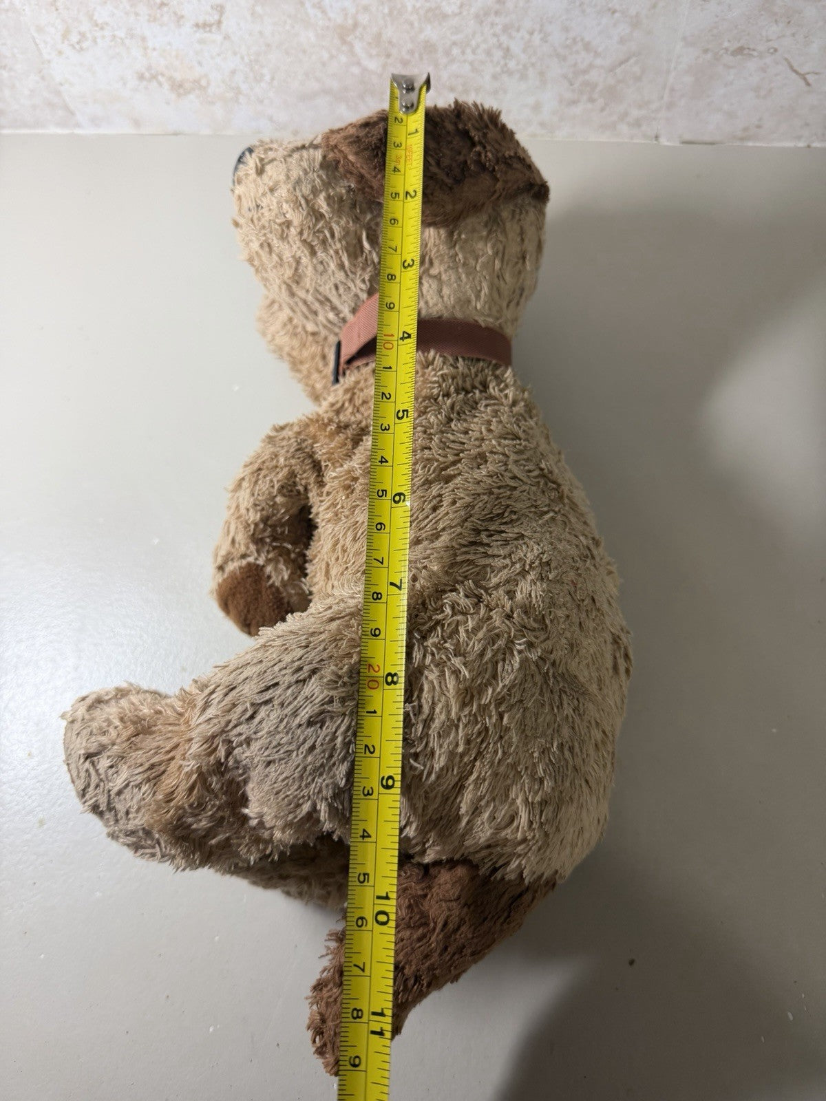 Ty Snuggles Dog Plush 2002 Brown Stuffed Animal Puppy 11in Soft Toy Retired 11"