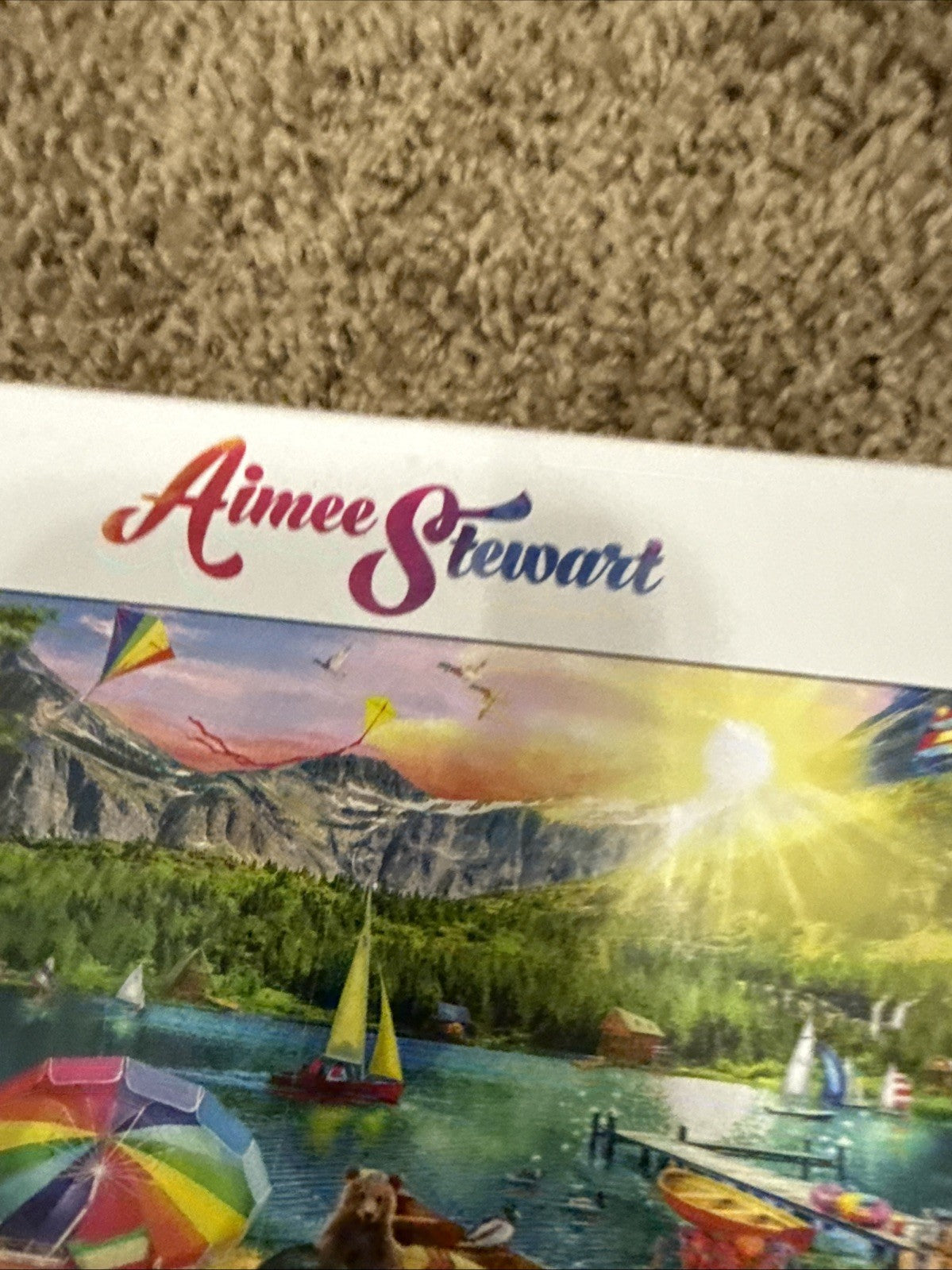 Buffalo Games Aimee Stewart Puzzle Lot Cookies Family Campsite