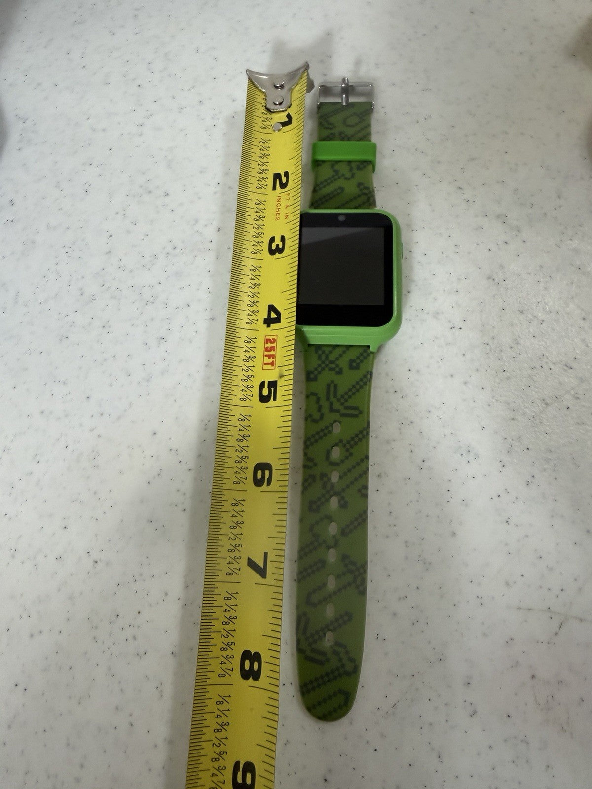 Minecraft Kids Green Smartwatch Touchscreen Parts Repair Untested Watch Toy