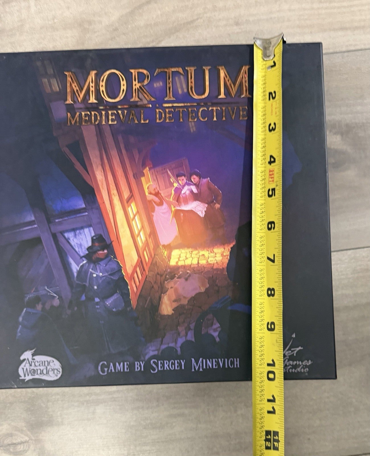 Mortum Medieval Detective Board Game Arcane Wonders Story Investigation