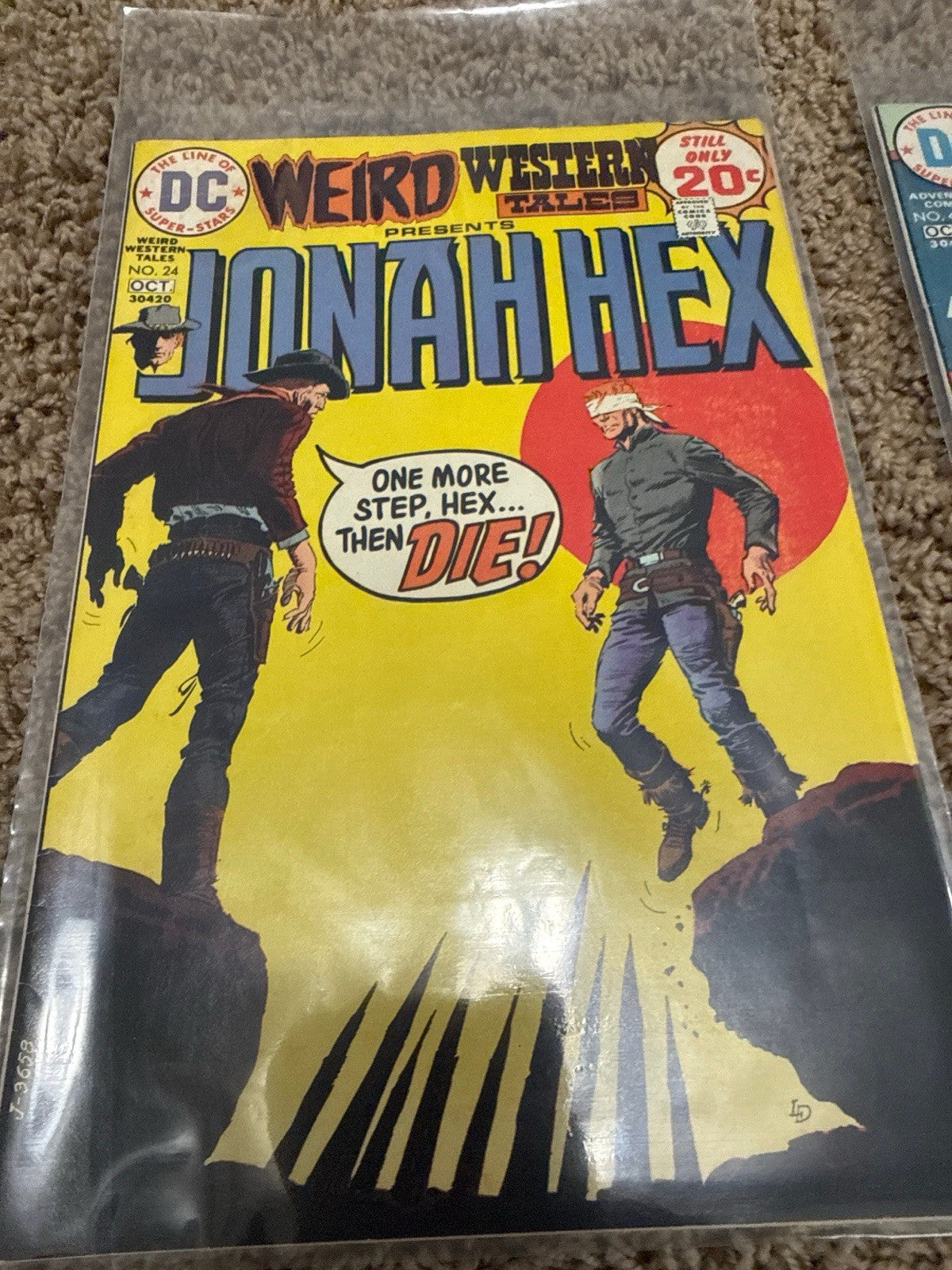 Vintage DC Comics Lot 4 Jonah Hex Green Lantern Ghosts Weird Adventures Bronze A