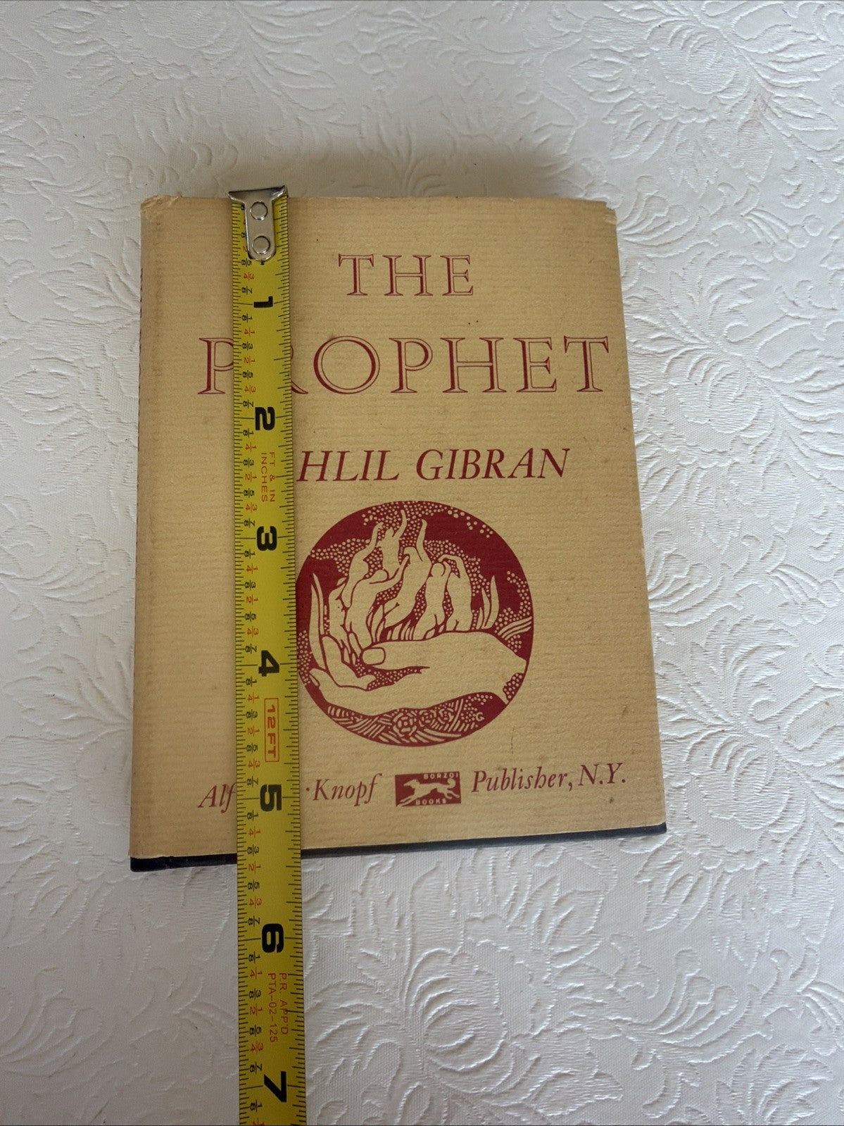 The Prophet Kahlil Gibran 1967 Pocket Edition Book Dust Jacket Spiritual Fiction