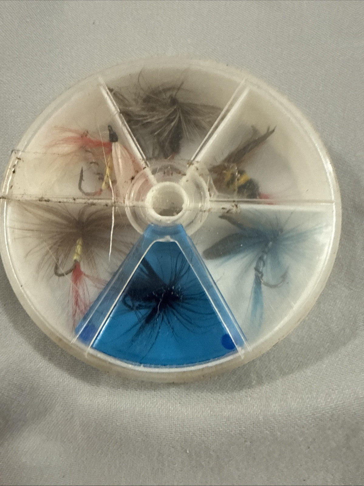 Vintage Fly Fishing Popper Dry Flies Lot 13 Pieces With 2 Cases