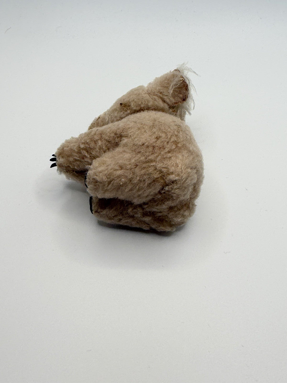 Vintage Josef Originals Japan Flocked Koala Bear Figurine & Squeeze-clip Koala