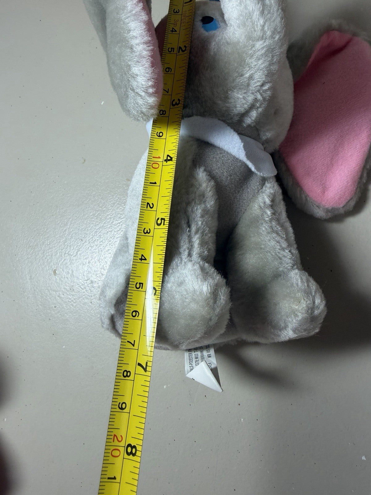 Vintage Walt Disney Animated Classic Film Plush Dumbo Pinocchio Lady Bambi 5 pcs
