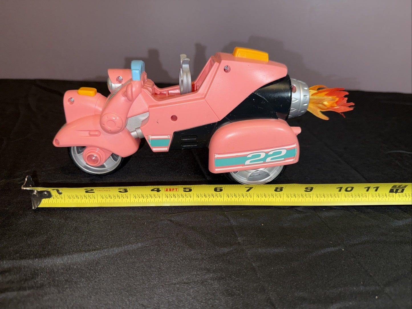 Paw Patrol Liberty Pink Motorcycle Vehicle Toy Incomplete No Figure