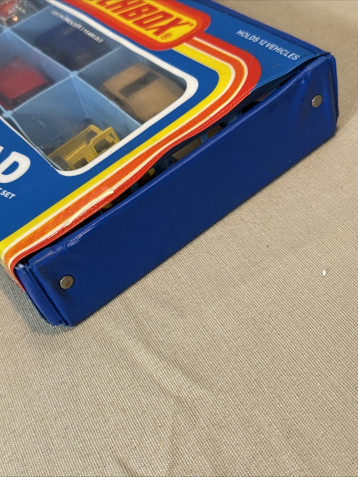Vintage Matchbox Superfast Off The Road Carry Case Gift Set w/12 Cars 1970s