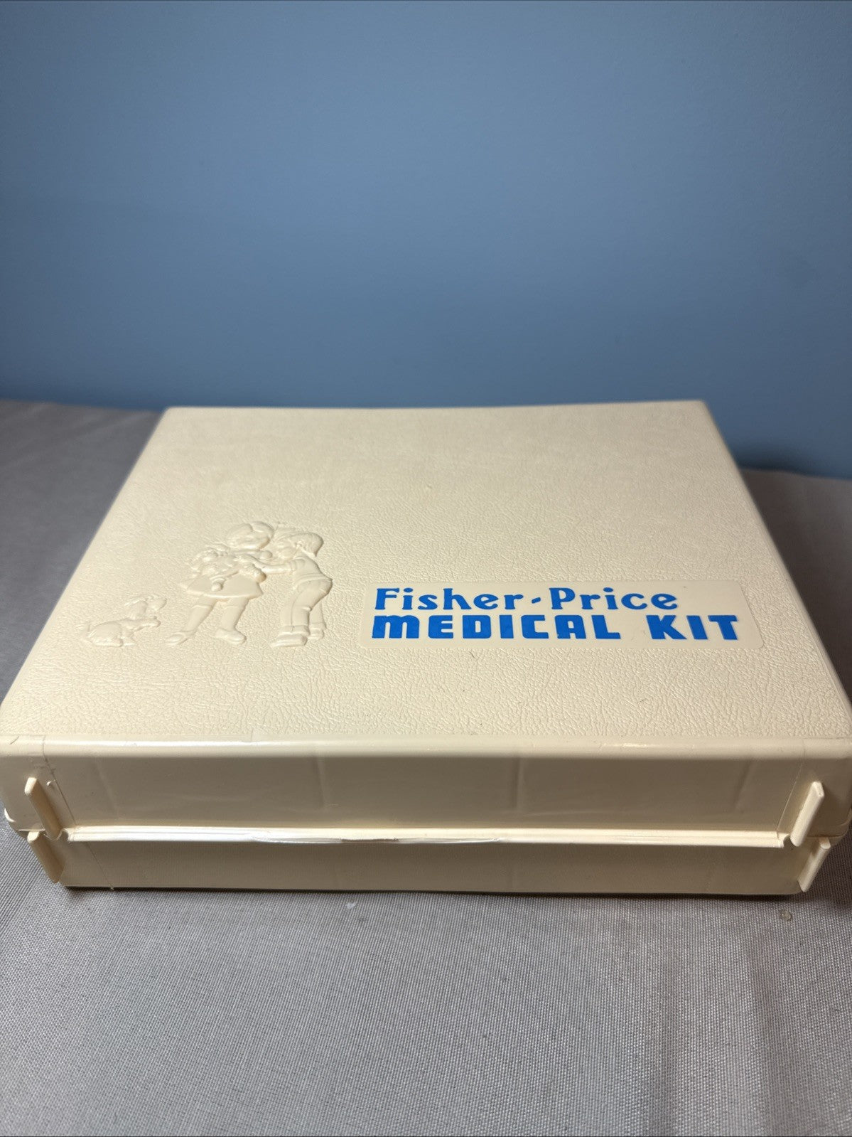 Vintage 1977 Fisher Price Medical Kit 936 Complete Doctor Pretend Play Set Case