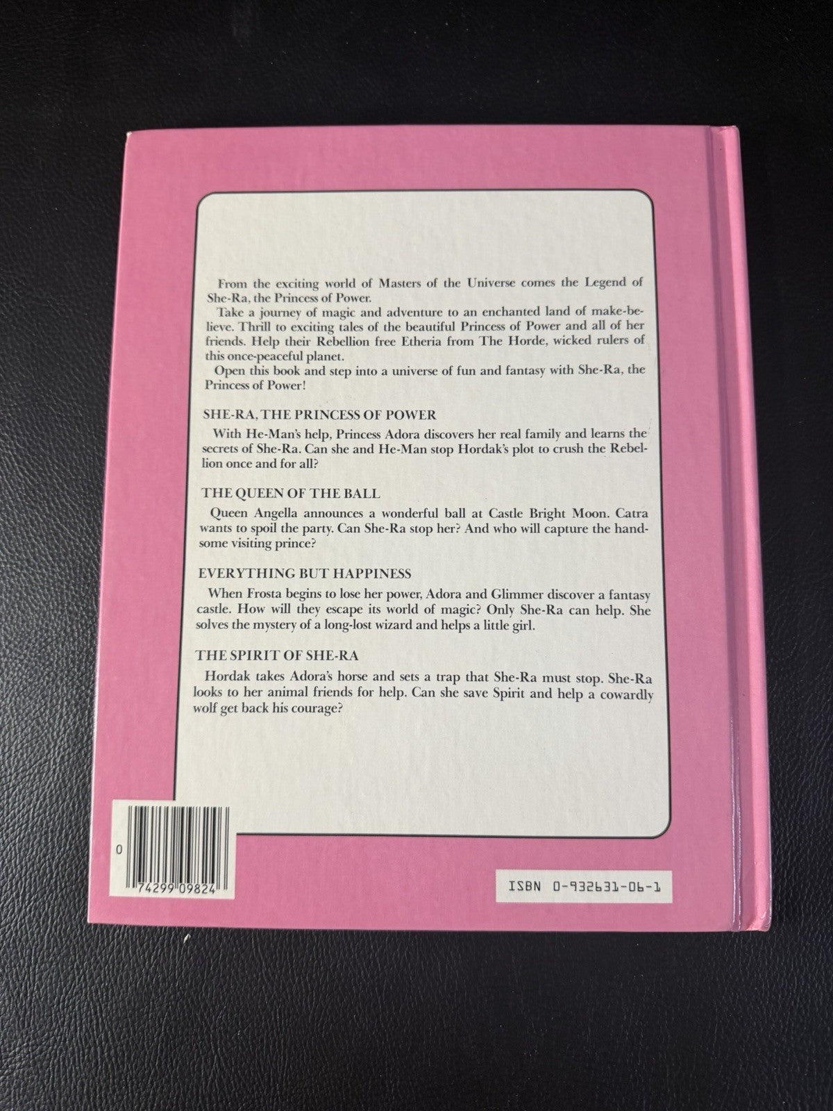 Vintage 1985 She Ra Princess Power Golden Hardcover Book 1984 Mattel Comb Rare