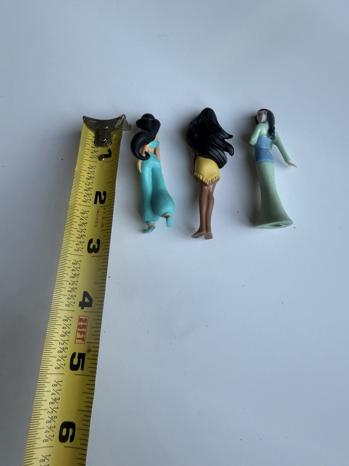 Disney Princess PVC Figure Lot Jasmine Pocahontas Mulan Cake Toppers Miniatures