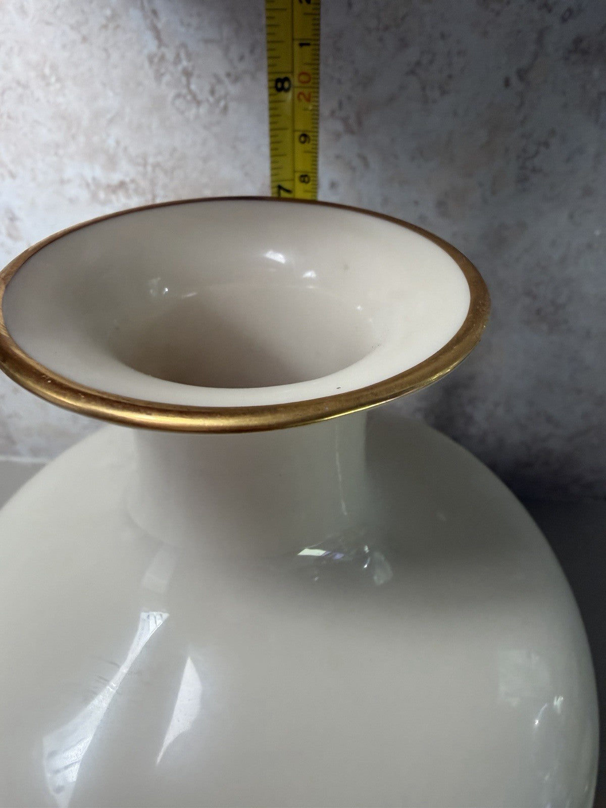 Vintage Lenox Queen's Garden Vase Set Large 10” & Bud Vase 3.5” Floral Gold Trim
