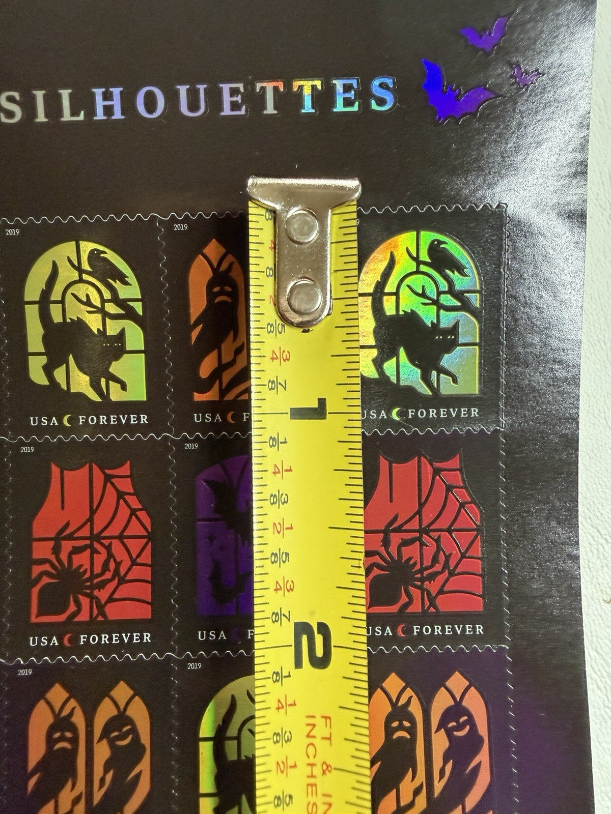 USPS 2019 Spooky Silhouettes Halloween Forever Stamps 3 Full Sheets 60 Stamps