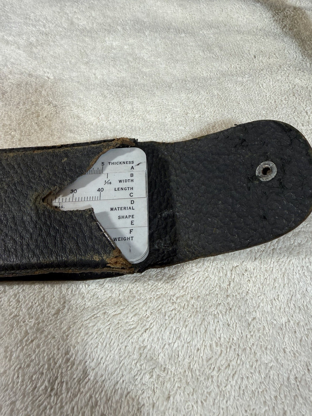 Vintage Warren Knight WAKCO Weight Rule No 1373 B Precision Tool