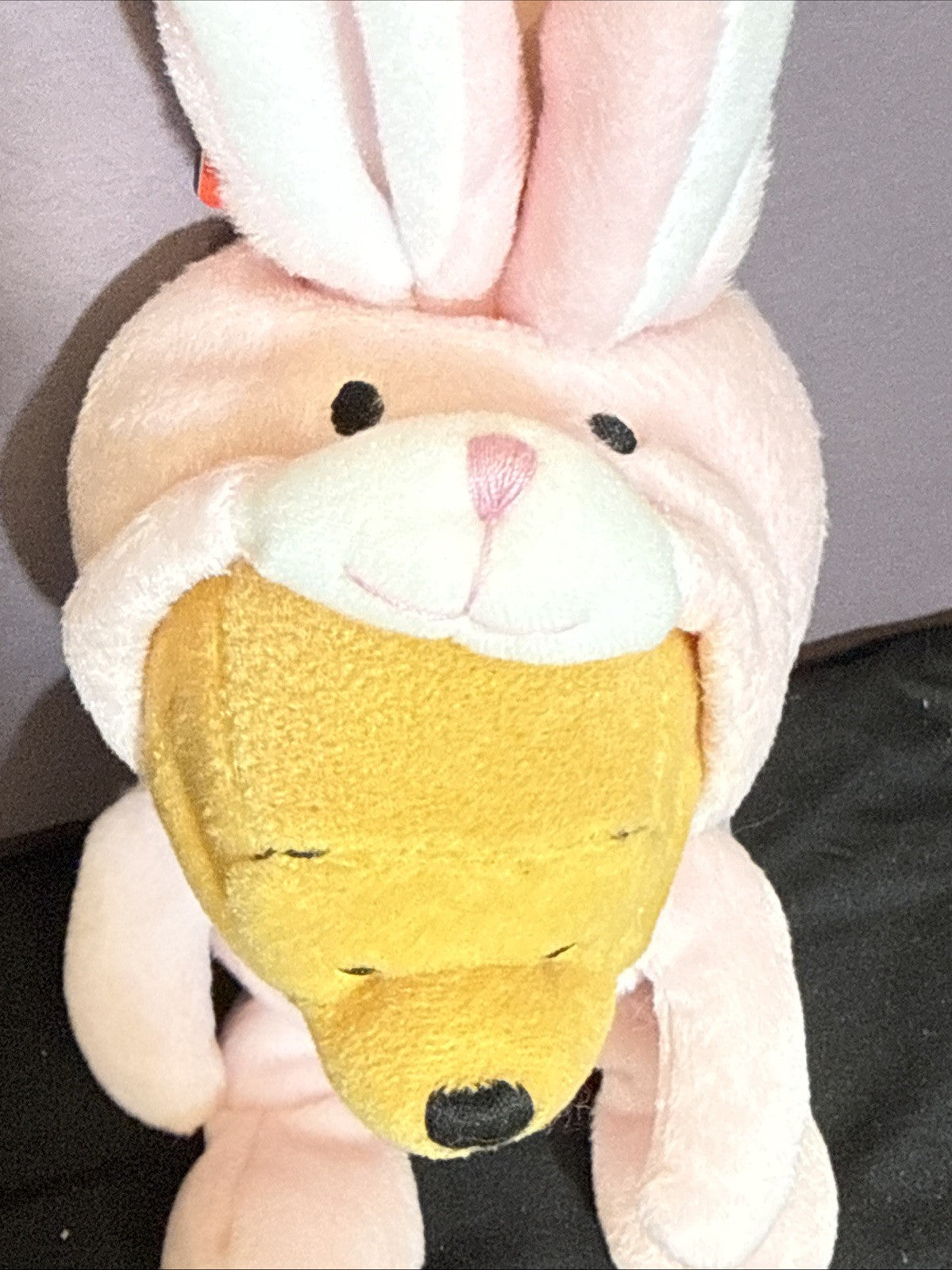 Disney Store 8” Easter Winnie The Pooh Stuffed Bean Bag Lamb Bunny Plush Set