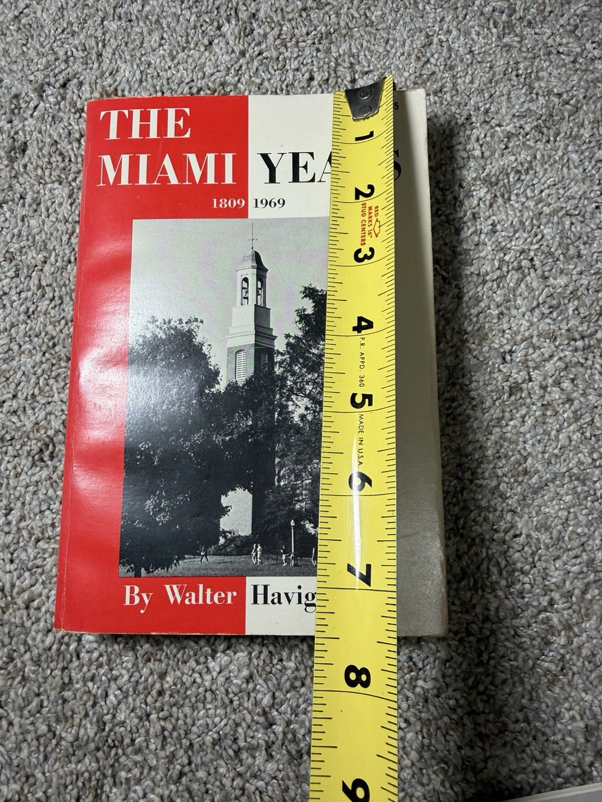 Vintage The Miami Years 1809 1969 Walter Havighurst Paperback History Book