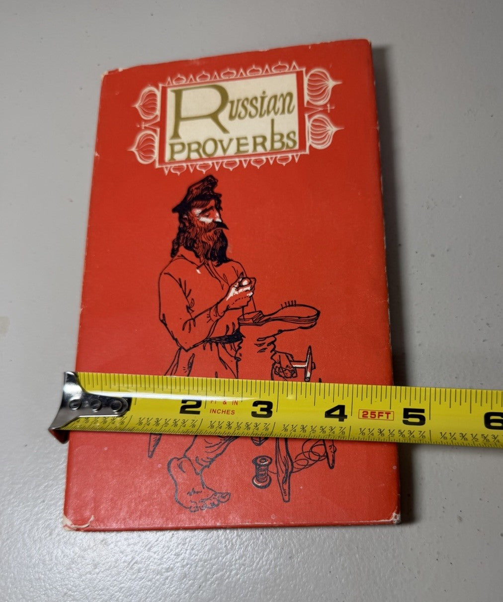 Vintage 1960 Russian Proverbs Newly Translated Peter Pauper Press Hardcover Book
