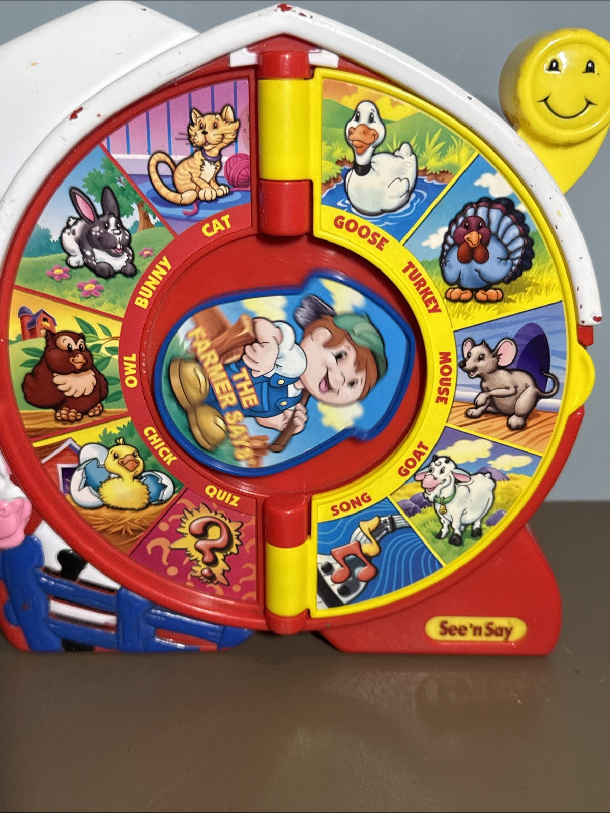 Mattel See N Say Animal Sounds Toy Talking Learning Toy Works 2003