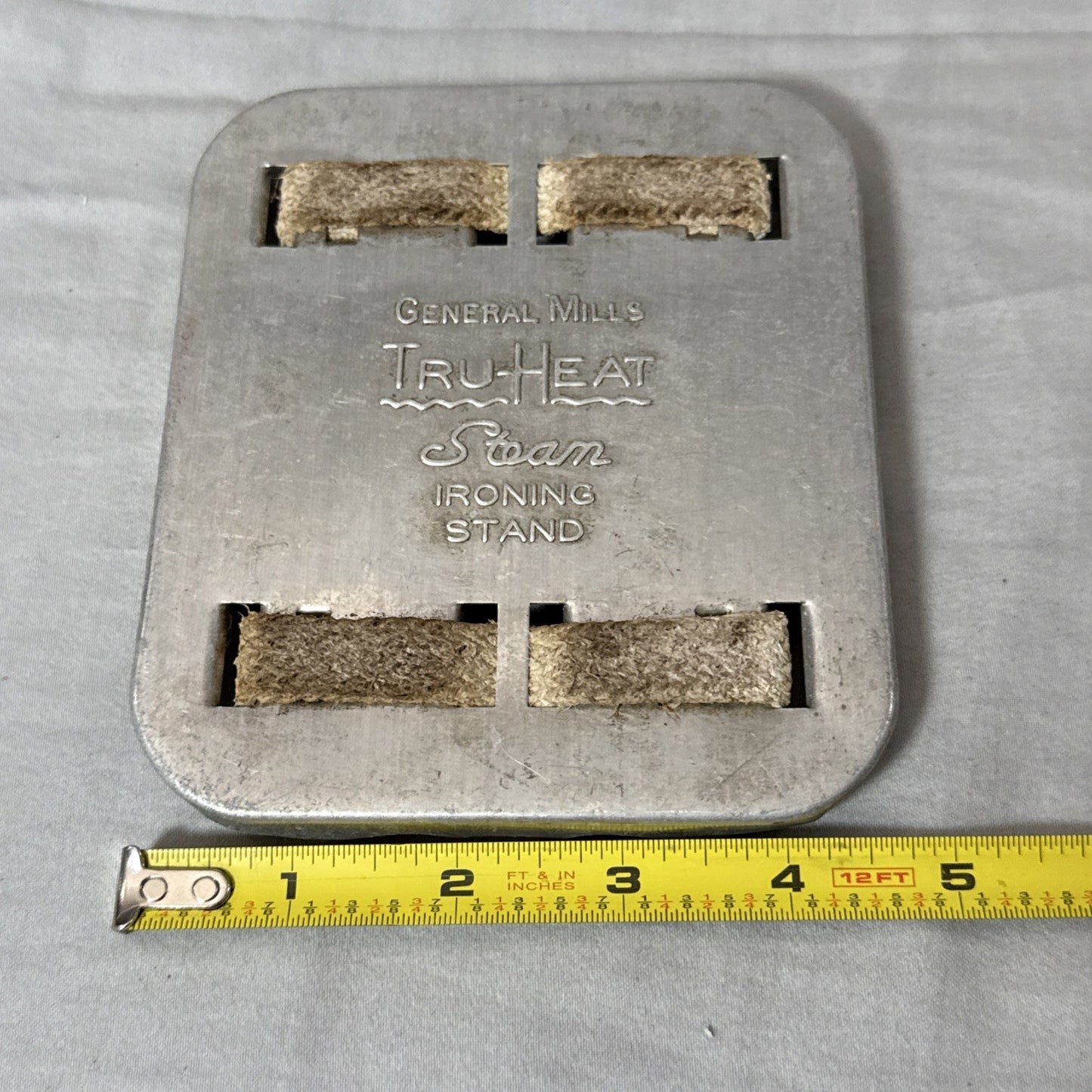 Vintage General Mills Tru Heat Steam Iron Stand Aluminum Iron Rest MCM