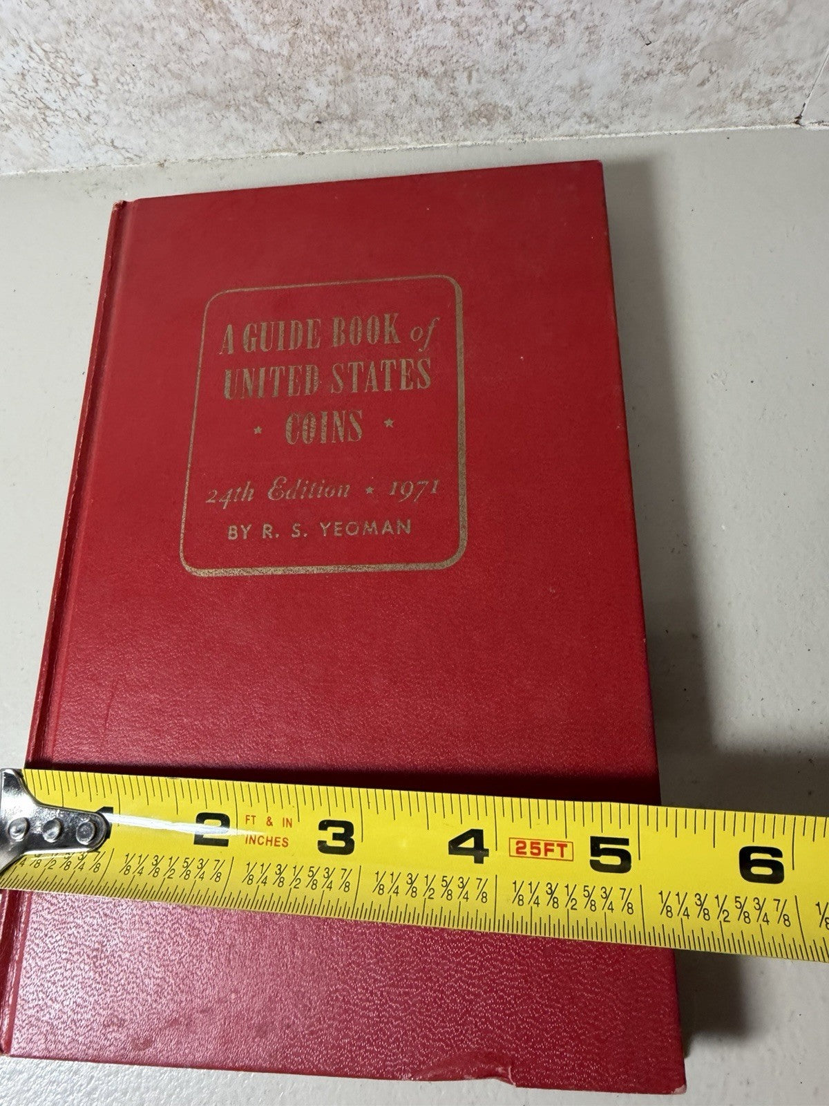 Vintage 1971 Guide Book United States Coins 24th Edition Red Book R.S. Yeoman HC