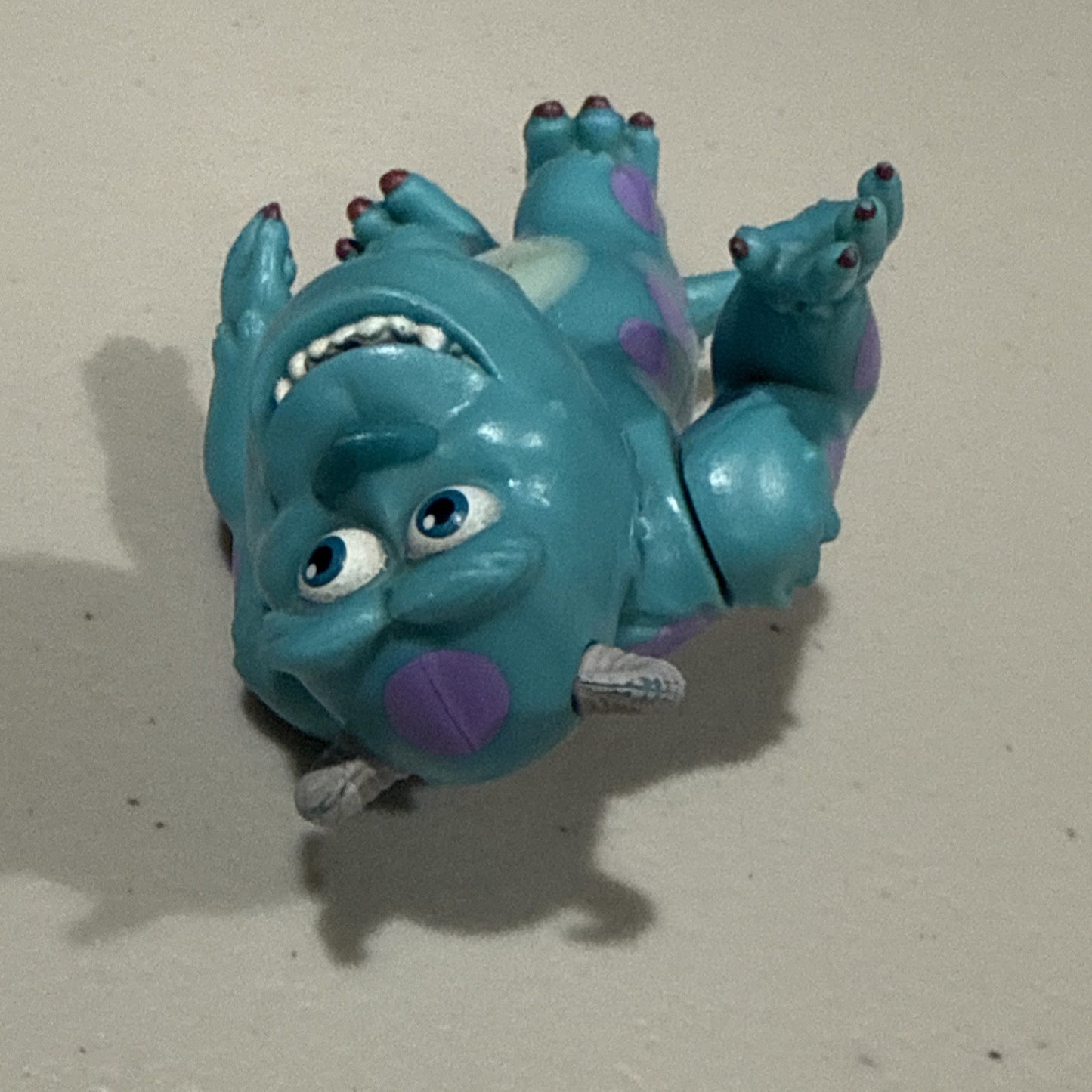 Disney Pixar Monsters Inc Sully Mini Figure 3 Inch, Blue Vinyl, Preowned