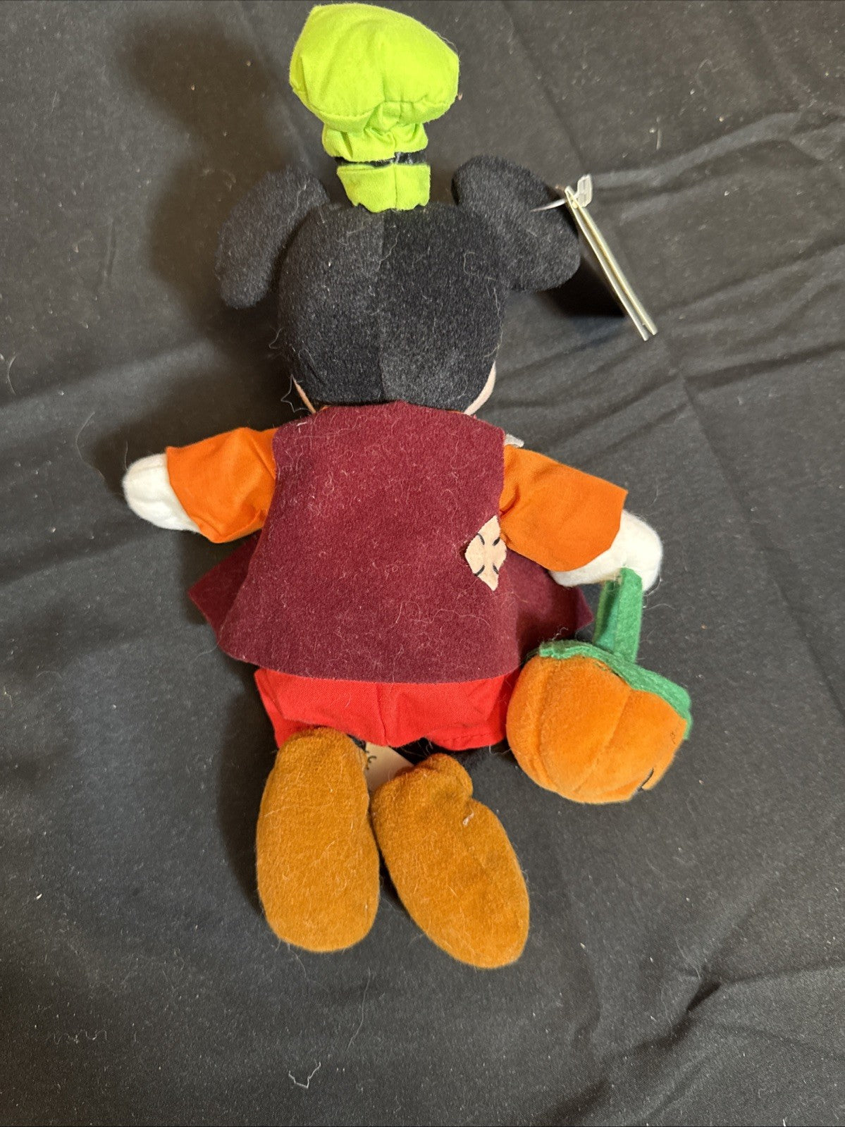 Disney World Pilgrim Thanksgiving Mickey & MIckey as Goofy Bean Bag Lot of 2