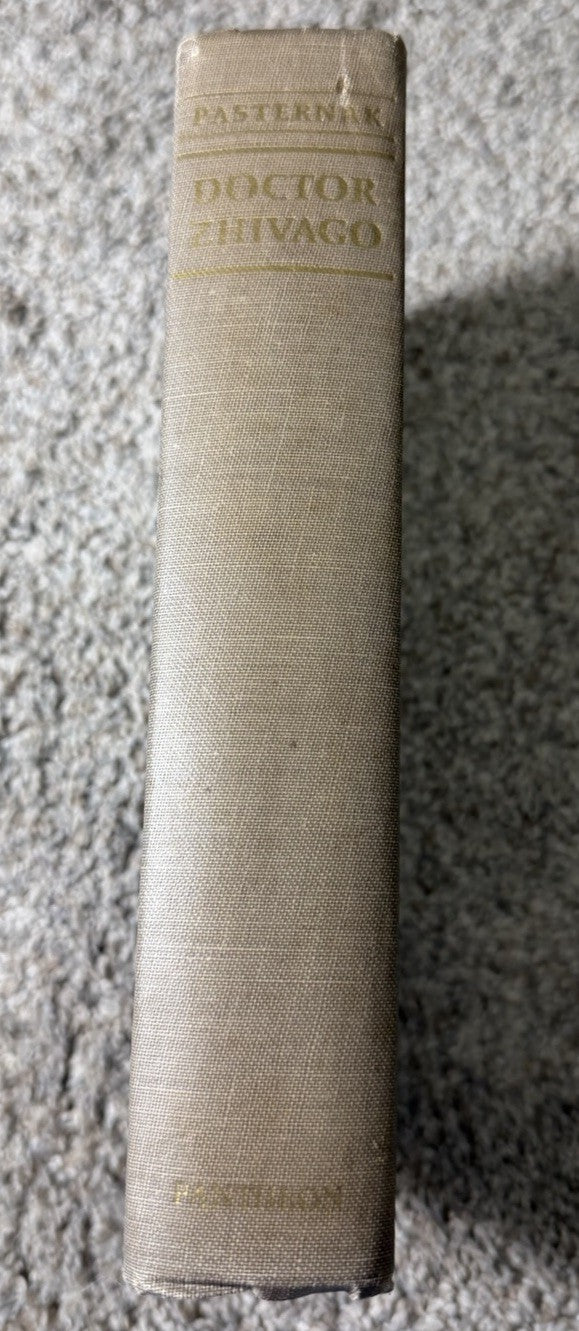 Vintage Doctor Zhivago 1957 Boris Pasternak Pantheon 20th Printing Hardcover