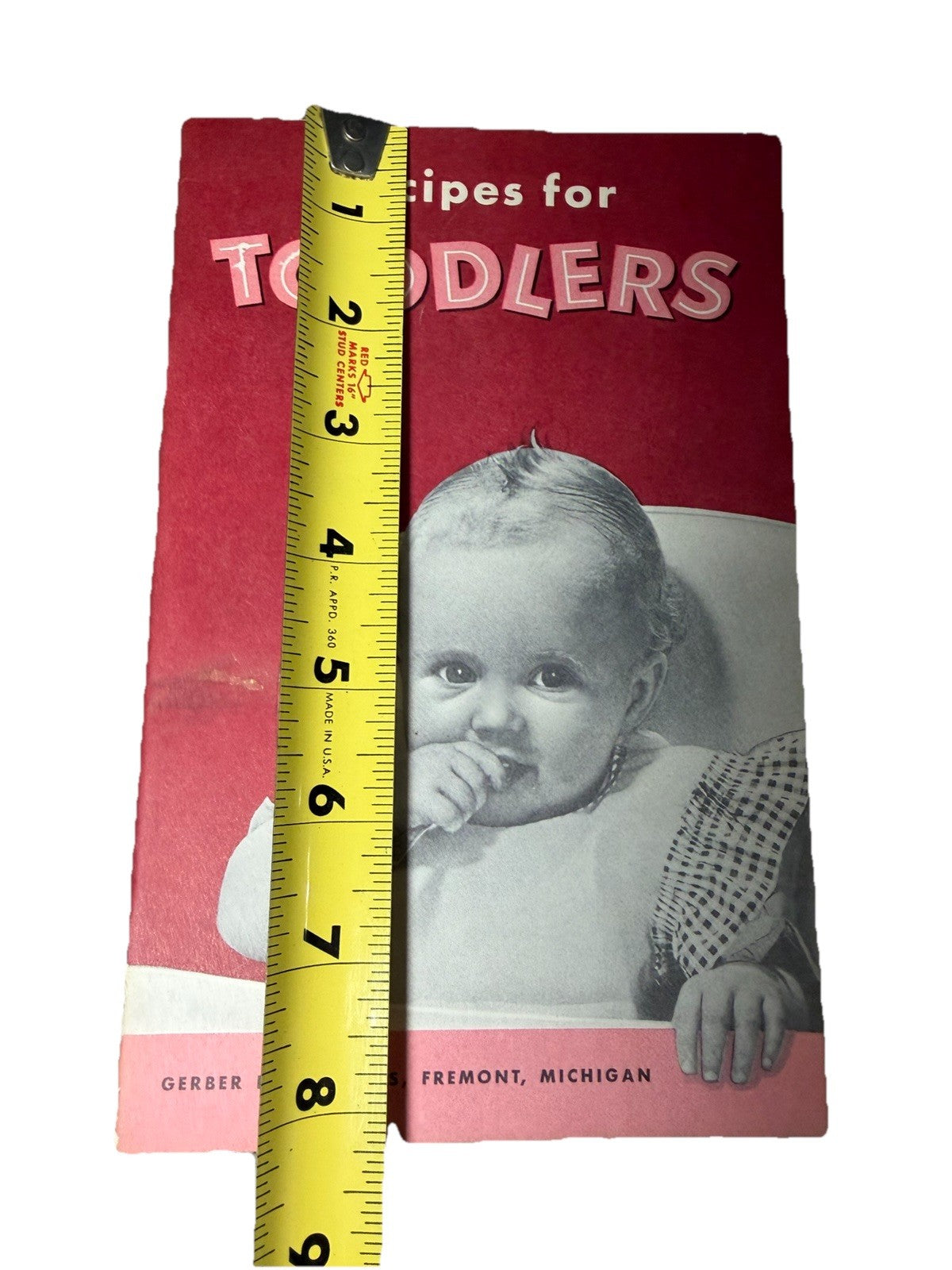 Recipes for Toddlers Gerber Baby Foods 1956 Paperback Booklet