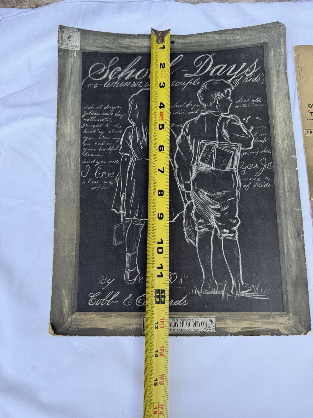 Vintage Sheet Music School Days 1907 Gus Edwards Gloria Swanson Love 1929