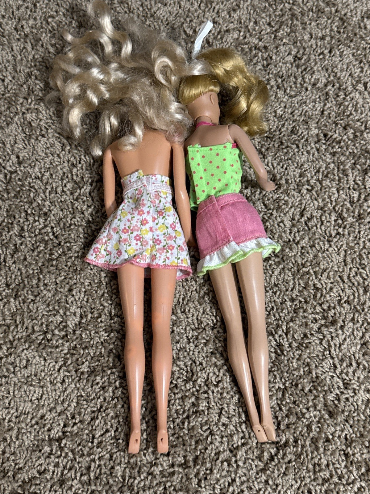 Barbie Dolls Lot of 8 Vintage Dolls With Clothes Mixed Styles