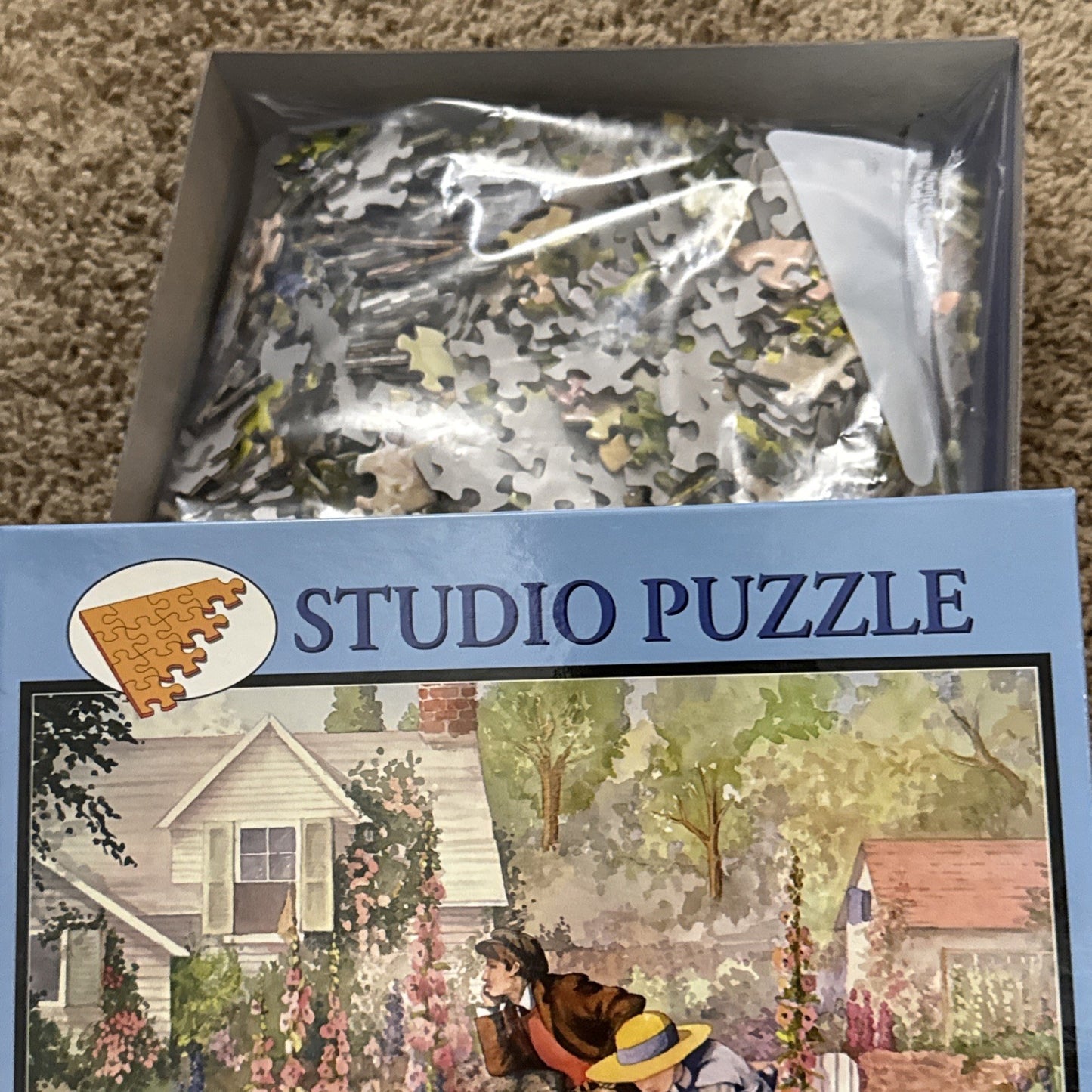 Lot Of 2 1000 Piece Puzzles Hometown Port Of San Francisco The Garden
