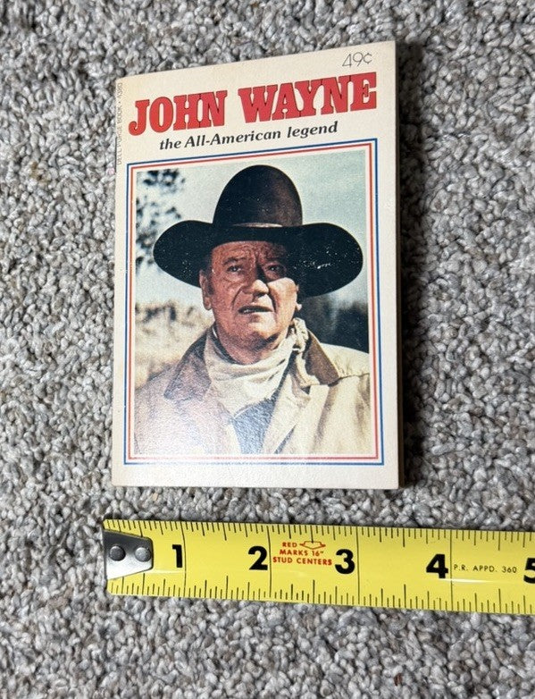 1979 John Wayne All American Legend Dell Paperback Vintage Book