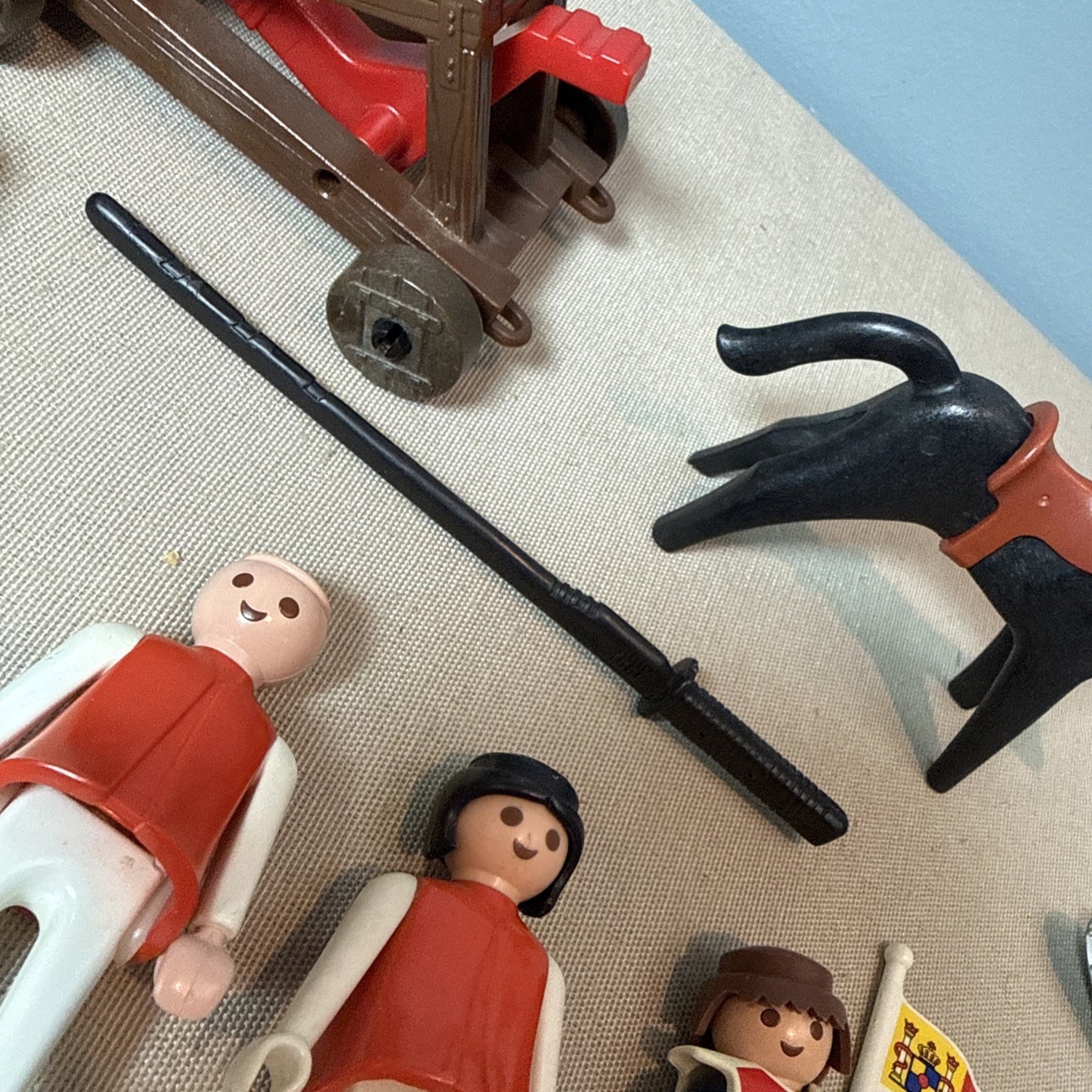Vintage Playmobil Klicky & Moden Dragon Knights Figure Lot of 12 Figures & Parts