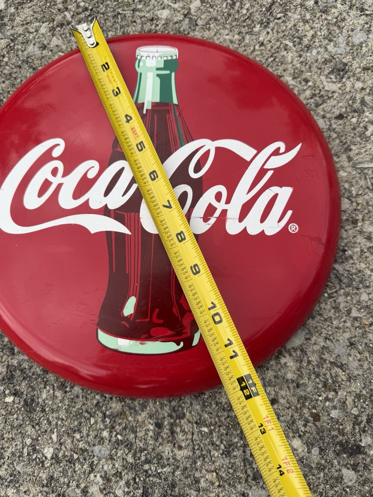 Coke Collectible 12" Button Commercial Soda Machine 2009 Manufactured by Hanover