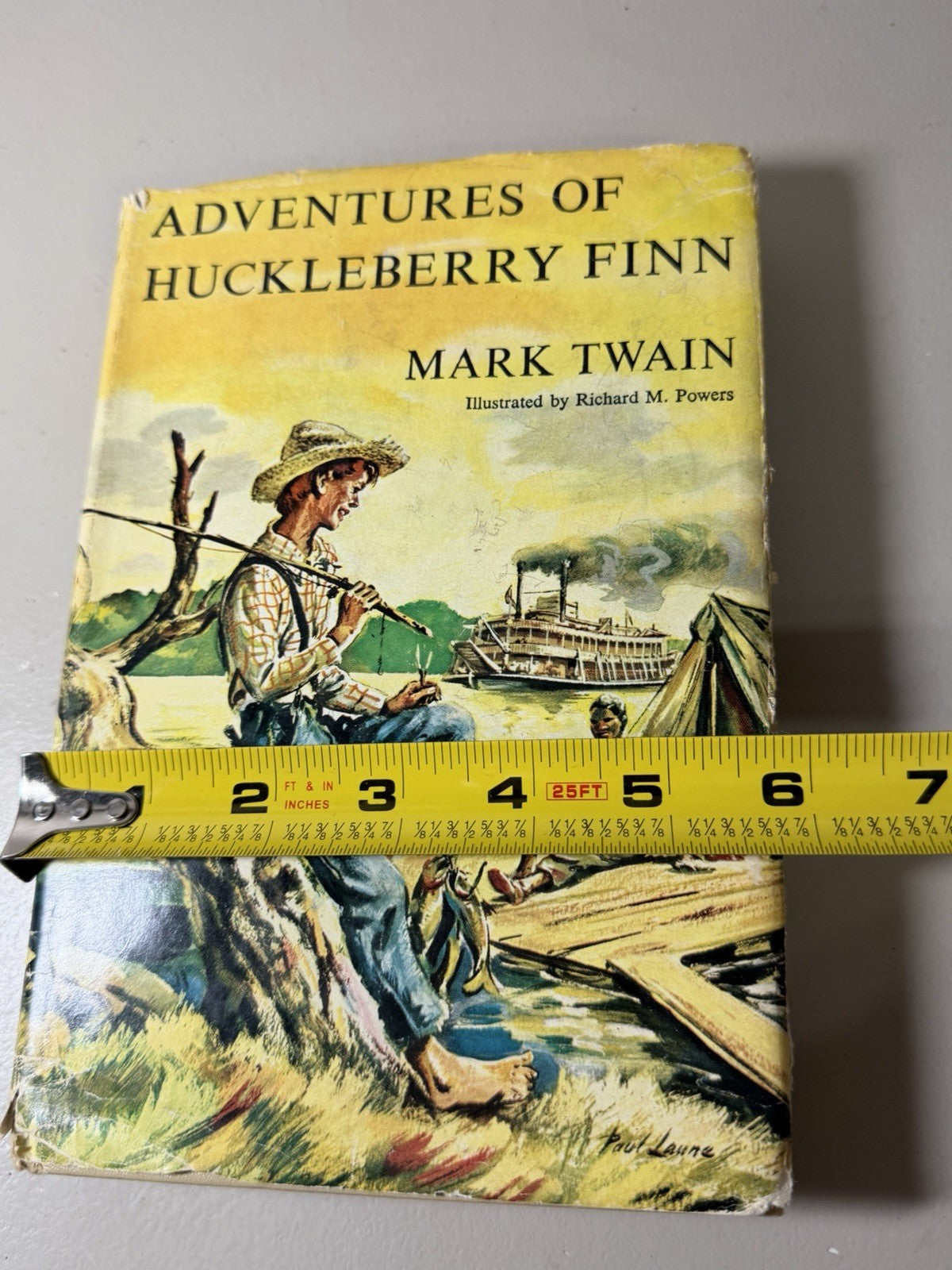 Vintage Mark Twain Hardcover Books Lot Tom Sawyer & Huckleberry Finn 1954-1959