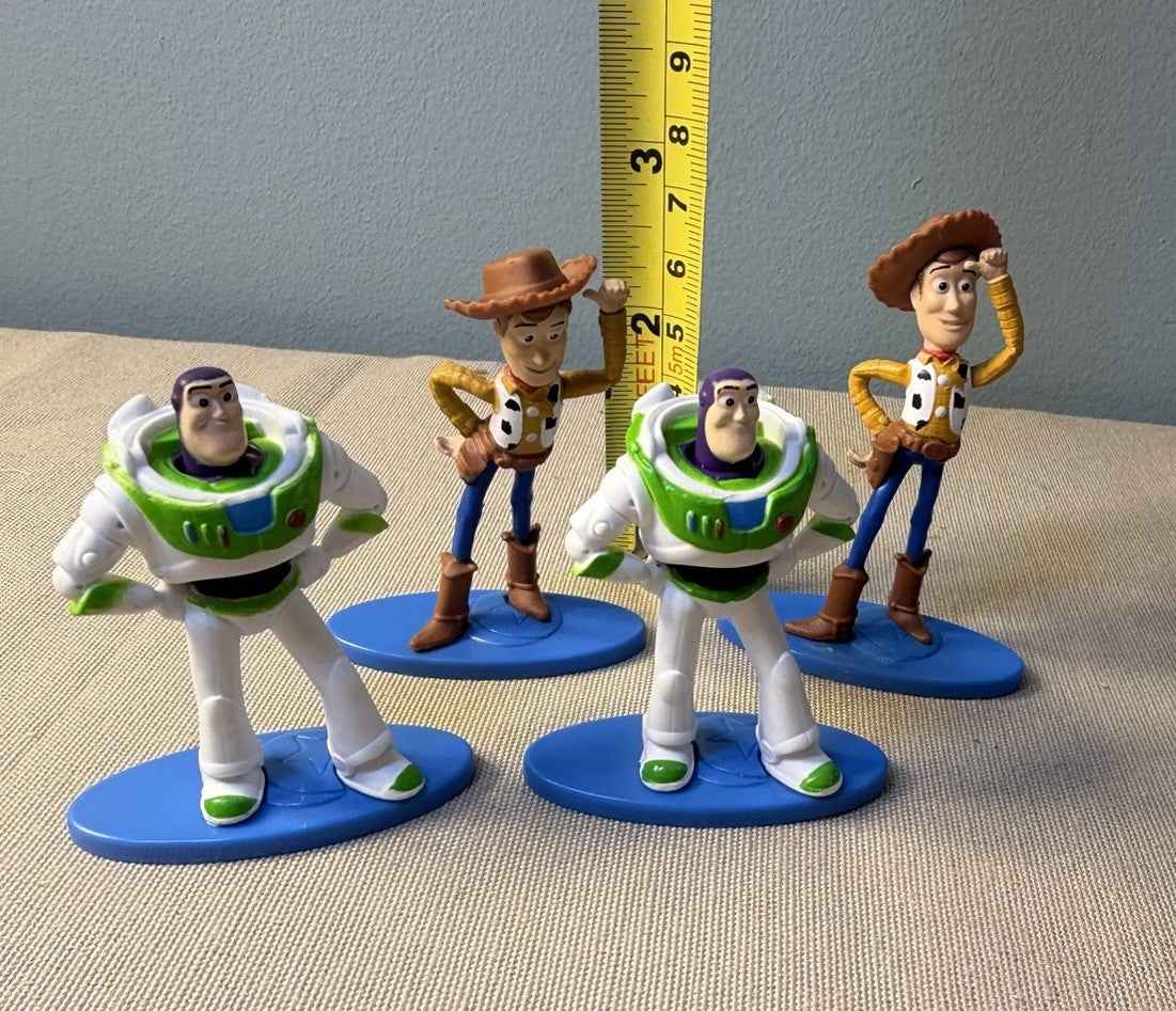 Toy Story Figures Comic Book Buzz Woody Forky Rex Bullseye Cards Toy Lot Disney