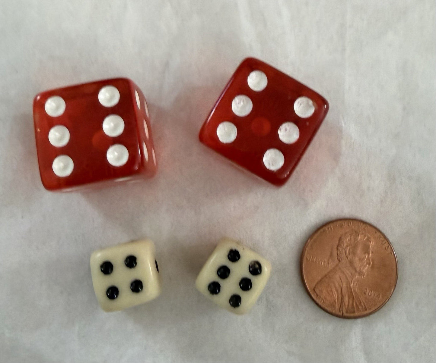 Vintage Bob Stupak’s Vegas World Casino Dice Lot, Las Vegas Nevada, + Mini Dice