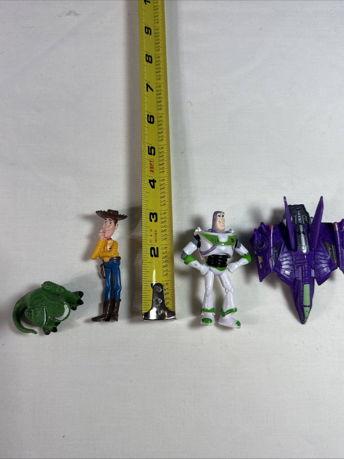 Disney Pixar Toy Story McDonalds Woody Buzz Rex Zurg Happy Meal Toys Lot of 4