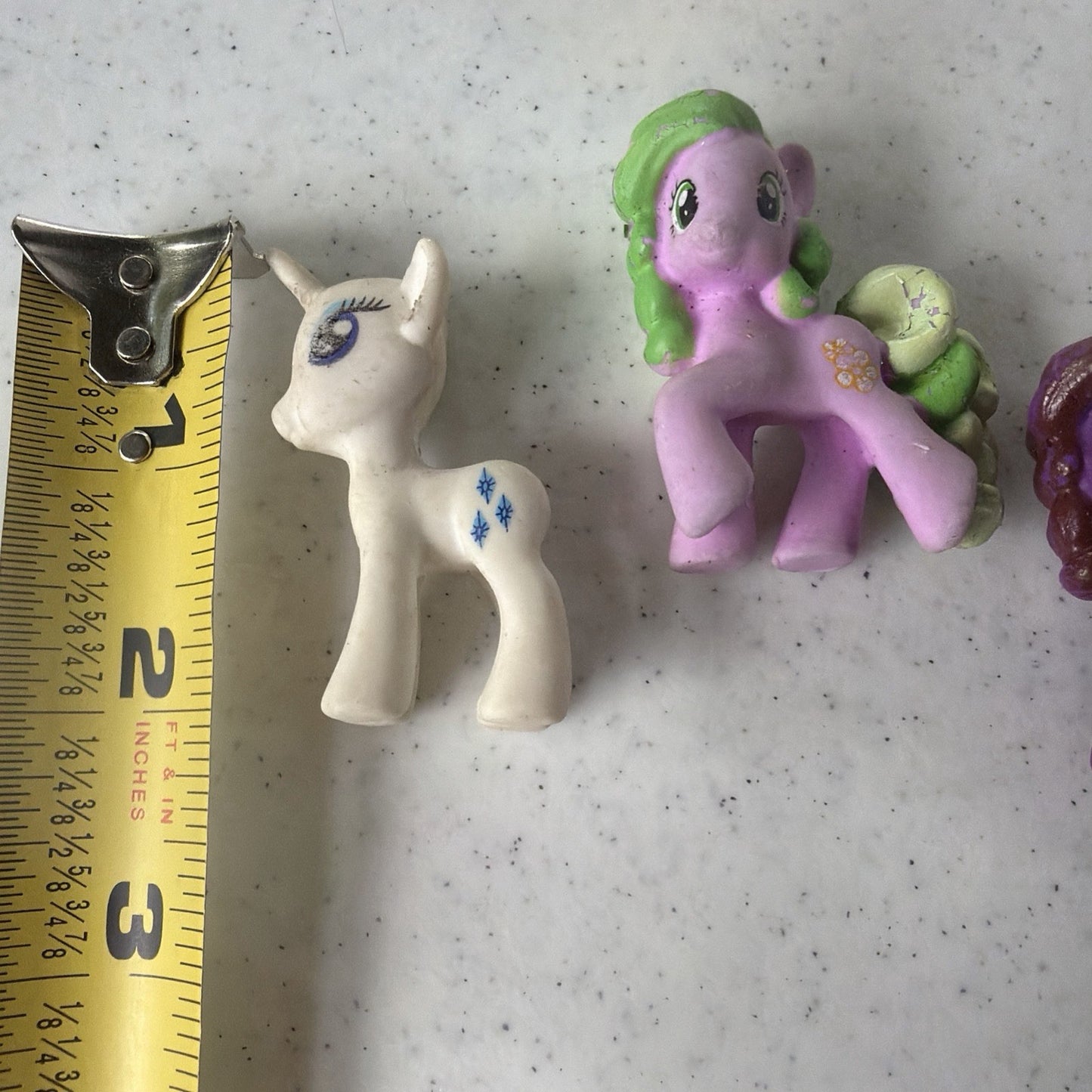 My Little Pony G4 Novelty Eraser Lot Rarity Cheerilee Fizzypop 4 Piece Set Toy