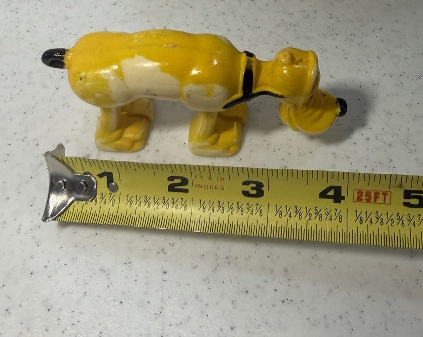 Vintage 1960s Marx Disney Pluto Ramp Walker Plastic Toy Figure Hong Kong