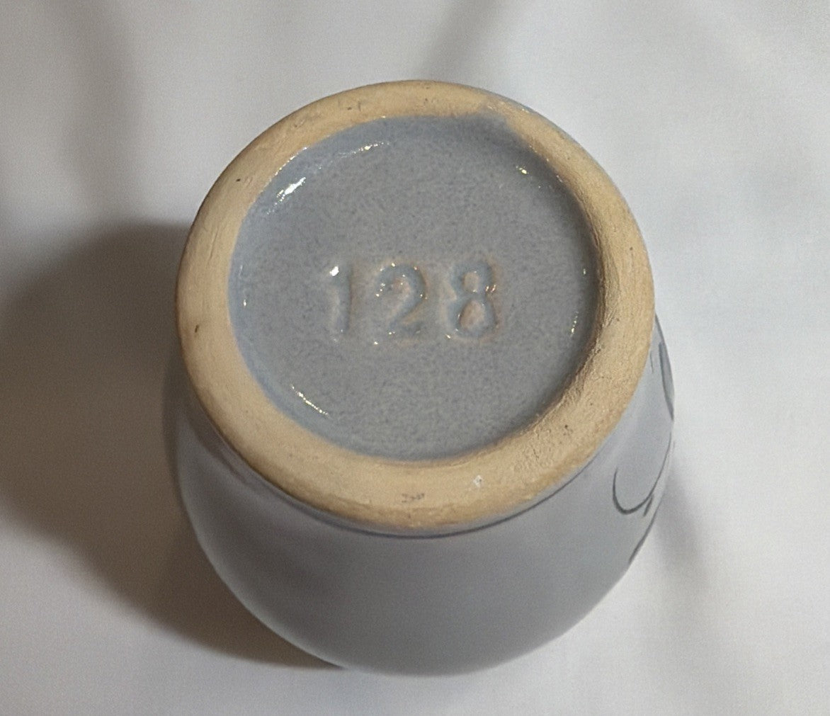 Mini 3.5 Inch Hand Painted Ceramic Pottery & Cosmetic Jar Mini Vase Lot