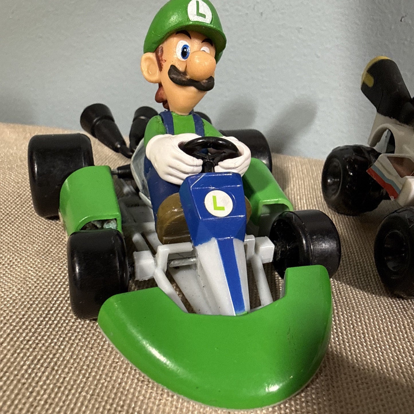 Nintendo Mario Kart Figures Lot of 9 Peach Mario Luigi Toad Donkey Kong Shell