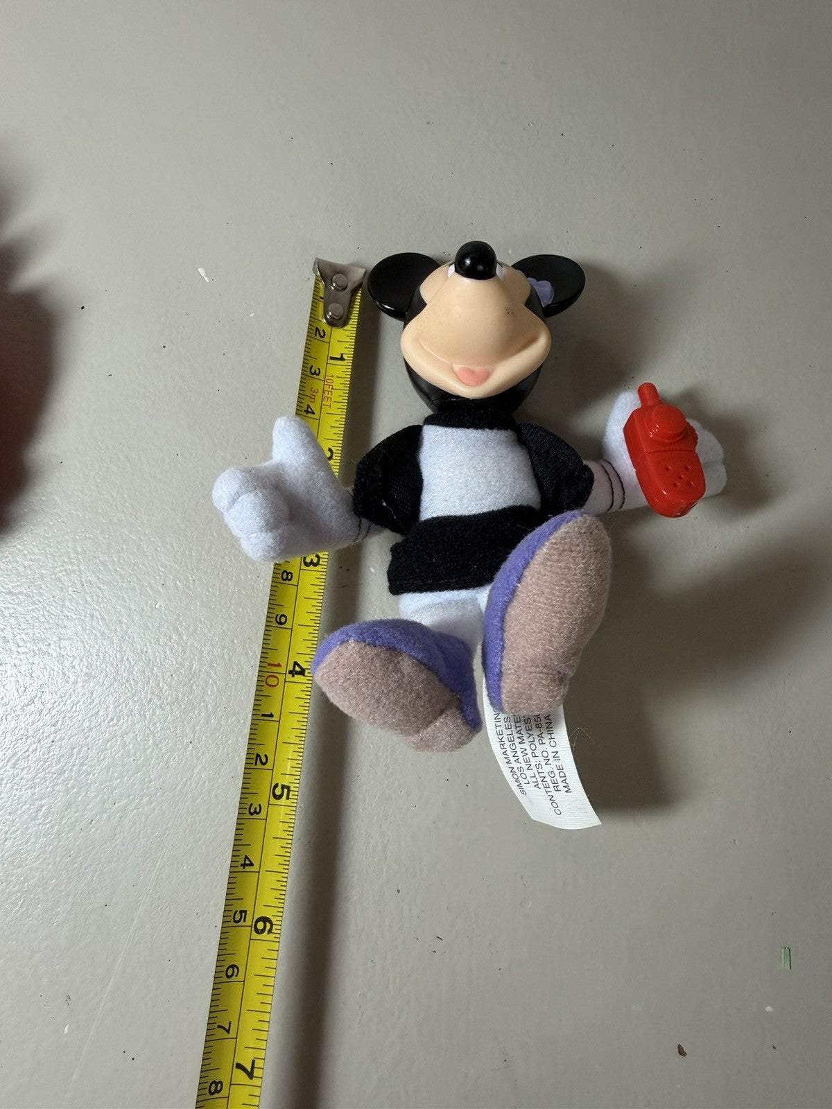 Disney Minnie Mouse Lot Hallmark Itty Bittys Baby Plush & 2001 House of Mouse