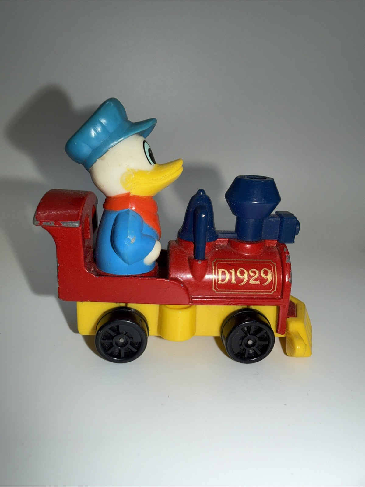 Vintage Disney Mickey Mouse Car Donald Duck Train Toy Set
