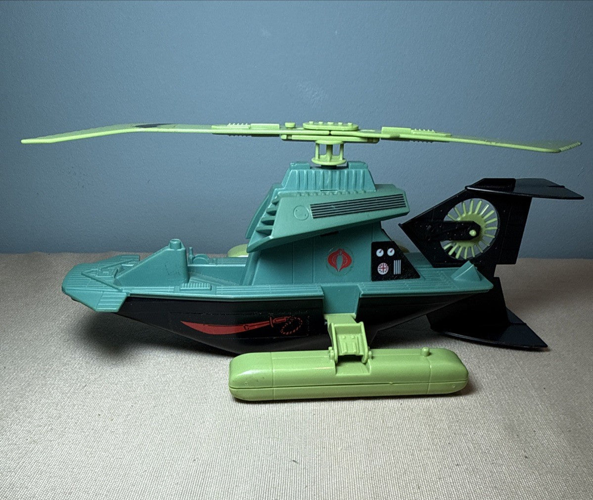 Vintage 1986 GI Joe Cobra Swampfire Vehicle Hasbro ARAH Original Incomplete