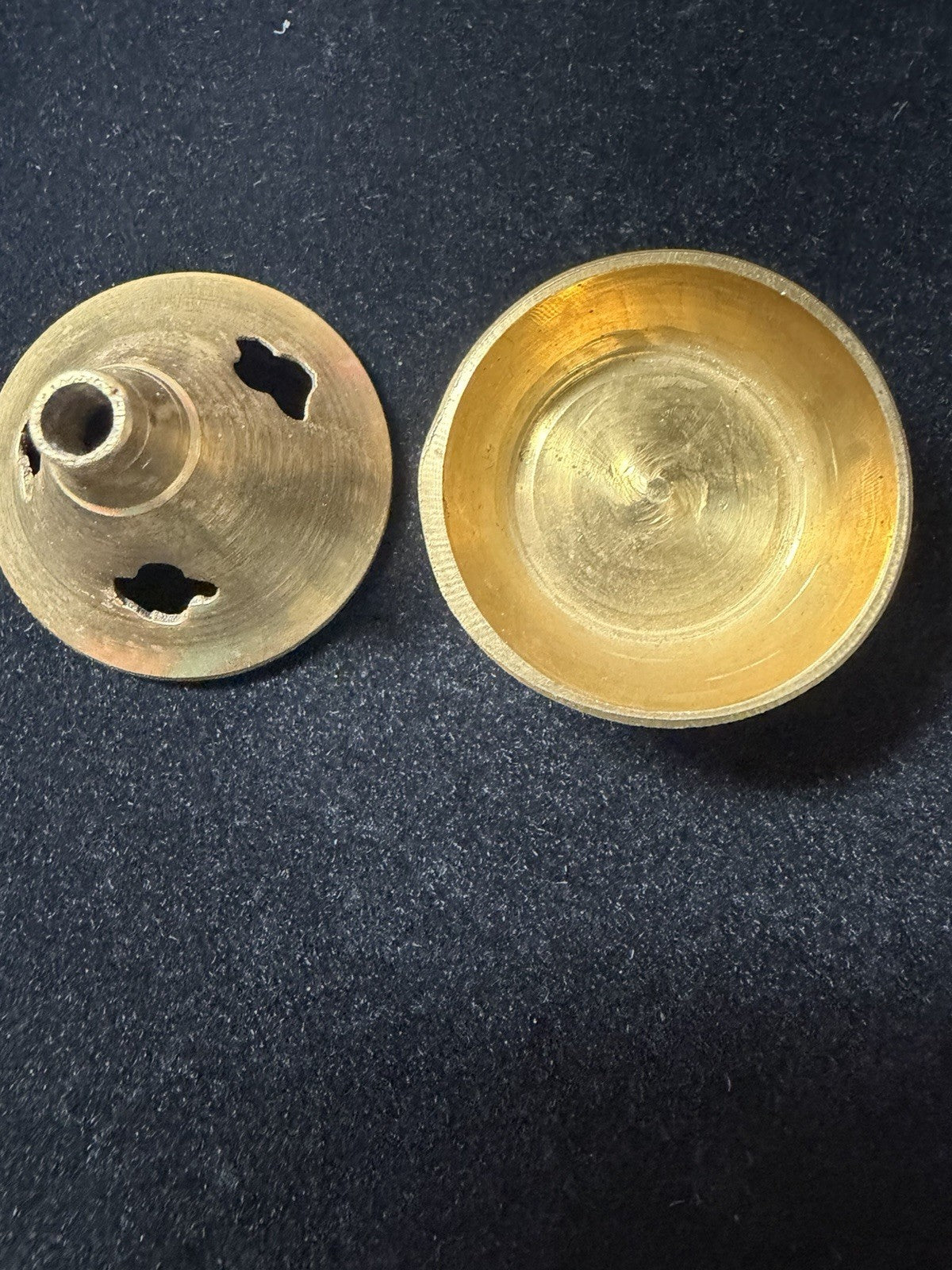 Vintage Brass Mini Incense Burner Censer Catholic Religious Devotional Medal Lot